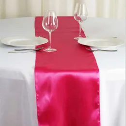 Table Cloth Satin Ding High Density Lock Edge Wedding Decoration Color Tablecloth