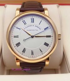 Alengey watch luxury 40 5mm Rose Gold 232 032 Manual Mechanical Mens Watch