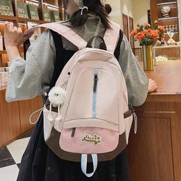 School Bags Korean Fashion Retro Harajuku Style Women Backpack Large Capacity Students Teenagers Schoolbag Boy Girls Travel Laptop Book Bag