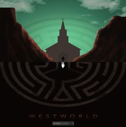 Westworld HBO TV Series Poster Art Silk Poster 20x30 24x36 24x437919560