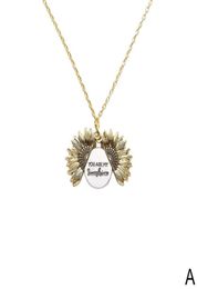 Hot sale Open Locket Pendant Necklace You Are My Sunshine Lettering Lovely Necklace For Women Jewellery Accessories Gifts3335451