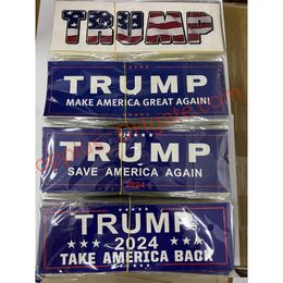 Other Decorative Stickers New Styles Trump Car 7.6X22.9Cm Bumper Sticker Flag Keep Make America Great Decal For Styling Vehicle Paster Othtf