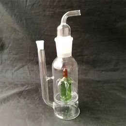 Glass Pipes Smoking Manufacture Hand-blown hookah Crown Glass Silent Water Smoke Bottle