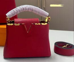 5A quality 2024 new designer bag Womens FAVORITE Red Shoulder Bags Genuine Leather MONTIGNE Messenger Handbag chains Strap crossbody Bags Totes bag wallet purse