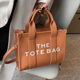 Fashion Small Tote Bag for Women Designer Letters Handbags Luxury Matte Pu Leather Shoulder Crossbody Bags Shopper Purses 2022 handbag Ihoba