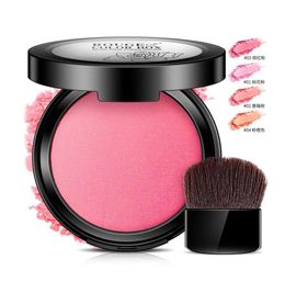 Blush BIOAQUA Shiny Cheek Glow On 4 Colors Powder Face Makeup Tool Blusher Pressed Foundation Mineral With Brush9490734