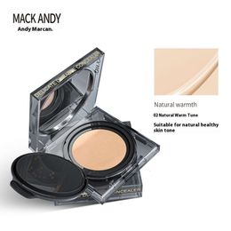 2024 New Mack Andy Light Locking Essence Mesh Pad Foundation Make-Up Oily Skin Sensitive Concealer Moisturising Cream 888 473