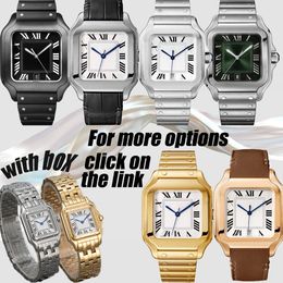 mechanical fashion luxury mens and womens watches stainless steel waterproof sapphire glass super luminous watch 22mm 27mm