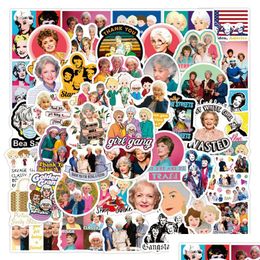 Car Stickers 50Pcs Tv Show The Golden Girls Grammes Iti Kids Toy Skateboard Motorcycle Bicycle Sticker Decals Wholesale Drop Delivery Dhlcx
