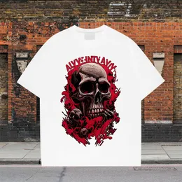 Unisex T-Shirts for Men Street Cotton Breathable Tshirts 2024 DIY Custom Tops Shirt