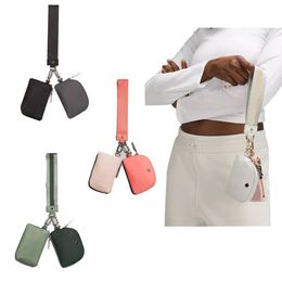2024 Fashion Woman wallet Card Holders Designers Bag Luxury Man Dual Pouch Wristlet Detachable Multi-purpose Change keychain Car key Storage Bag Purses