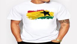 Newest Ghana 3D Flag Men Tshirt Cotton Short Sleeve Tshirt Ghana Flag Nostalgic Style ONeck Summer Fitness Clothing8705157