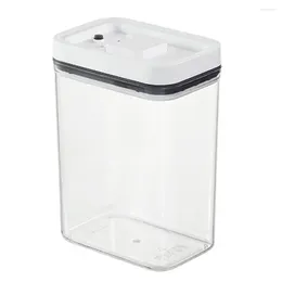 Storage Bottles Stackable Food Jar Airtight Vacuum Jars Transparent Leakproof Containers For Rice Cereal Tea Keep