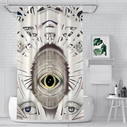 Shower Curtains Trippy Eyes Bathroom Illuminati Waterproof Partition Unique Home Decor Accessories