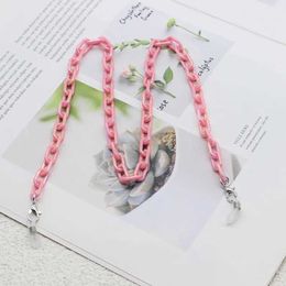 Eyeglasses chains Children Acrylic Glasses Korean fashion Colorful Mask Lanyard Glasses Chains Rope Strap Holder Anti-lost Mask Chain For Girl