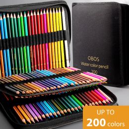 Pencils 48/72/120/200 Pcs Colored Pencils Set Watercolor Drawing Pencils with Cases Professional Drawing Sketching Art Supplies