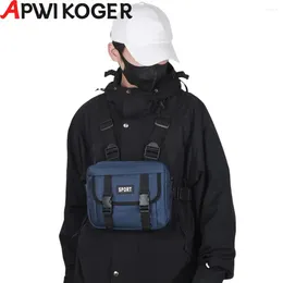 Outdoor Bags Men Travel Chest Pack Multi-Function Front Large Capacity Tactical Shoulder Backpack For Camping