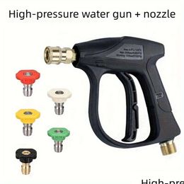 Pressure Washers 1Pc Hose Sprayer High Handheld Water Nozzle For Watering Plants And Lawn Car Washing Garden Supplies Drop Delivery Au Otvax