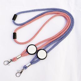 Profession Custom Factory NEW Adjustable Phone Lanyard Detachable Neck Cord Lanyard Strap Carabiner Compatible Pendant With Card For Mobile Key Fob Colours