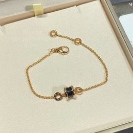 circular anklet bracelet designer for woman Bracelet Gold plated 18K T0P quality classic style anniversary gift fashion with box 044
