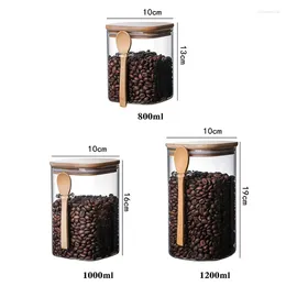 Storage Bottles Coffee Bean Spice Sugar Flour Jars Easy To Carry Container For Food Organisation