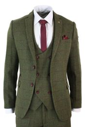 New autumn and winter suits TR plaid coat woollen Woollen suit clothing fashion 60 wool 40 chemical fiber5123507