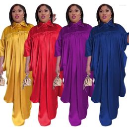 Ethnic Clothing Outfits 2024 Dresses For Women Elegant Polyester Muslim Fashion Abayas Dashiki Robe Kaftan Long Maxi Dress Gowns