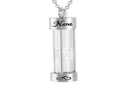 Hourglass Pendant Urn Necklace for Ashes Cremation Jewelry Memorial Keepsake for Mom Dad Brother5265013