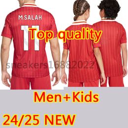 2024 2025 Fußballtrikots Männer Fußball -Shirt 24 25 Live Rpoolfc Gakpo Darwin Luis Diaz Arnold Mac Allister Home Away 3. Jersey Kit Männer und Kinder Kit Shirts
