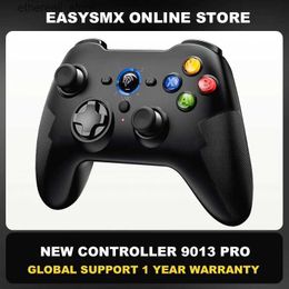 Game Controllers Joysticks EasySMX 9013 Pro 2.4G Wireless Gaming Controller Bluetooth Gamepad Joystick for PC 3 Phone TV/TV Box Hall Triggers Q240605