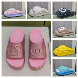 sandalo famoso designer donna slip flop flop piattaforma piatta sandali colorati gelatina in gomma intrecciati glipisti glassini estivi case da estate sandalo di lusso