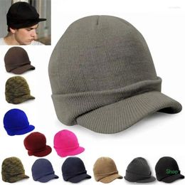 Berets Dropship Knit Baggy Beanie Hat Ski Slouchy Baseball Headdress Ornament Supplies