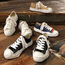 OG sole designers MMY Shoes Dissolved Shoes Men's and Women's Thick soled Raw selvedge canvas board shoes Casual shoes size 35-46