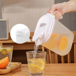 Water Bottles 1.8Litre White Cold Kettle Household Bucket Kitchen Drinking Accessories Teapot Container Fridge Organizer