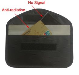 RFID Signal Blocking BagAntitracking Antispying Anti Radiation Cell Phone Shielding Pouch Oxford Cloth4419957