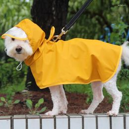Dog Apparel Pets Raincoats M-8XL Small Large Dogs Rain Coat Waterproof Jacket Fashion Outdoor Breathable Puppy Clothes