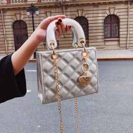 Waist Bags 2024 Spring Luxury Women Handbag And Purses Fashion Pu Leather Chain Casual Shoulder Messenger Bag Bolsa
