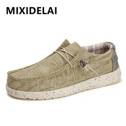 New Spring Summer Mens Vulcanised Shoes Comfortable Breathable Canvas Shoes Mens Flat Shoes Soft Mens Shoes Big Size 48 240605
