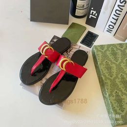 casual Chanelles sandals G clamp foot flat slippers summer classic casual outdoor flip flop beach slippers