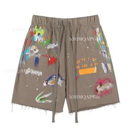 Mens Fashion Clothing Galleryse Dept Summer Clothes Men Casual Pure cotton Sports Shorts Colorful Classic Trendy Brand Graffiti Classic Letter Printed Shorts 298
