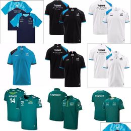 Mens T-Shirts S-5Xl 2023 Forma 1 Motorsport Jerseys F1 T-Shirt 2024 Team Car Fans Casual Breathable Summer Model Clothing Tide Bran Mo Ot4Gp