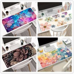 Carpets Colourful Classic Flowers Mouse Pad Gaming Large Mousepad Desktop Cushions Pc Gamer Desk Mice Mat Computer Keyboard Accessories