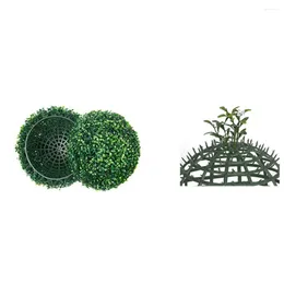 Decorative Flowers Landscaping Grass Ball Home Garden Artificial Basket Plant Coffee Shop For Rose Flower Balls High Quality