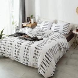 Bedding Sets 3-Piece Duvet Cover Pillowcase Set Soft And Breathable Home Textile With