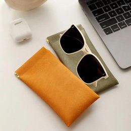 Storage Boxes Glasses Bag Sunglasses Sleeve Automatic Closure Of Elastic Opening Foreskin