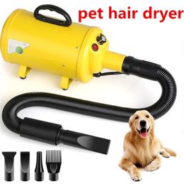 Dog Cat Hair Dryer 2800W Pet Grooming Blower for Small Large Dogs Hair Force Blaster with Heat Stepless Speed Adjustable Strong Power Wind