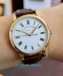 Alengey watch luxury designer 40mm 232 032 rose gold manual mechanical mens watch at DIYLDYI