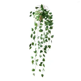 Decorative Flowers Artificial Climbing Plants Green Leaves Plant Wall Props Home Decoration For Wedding El Decor