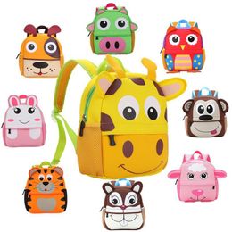 Backpacks 3D Cute Animal Design Kids School Bags For Girls Cartoon Baby Bag Garten Primary Children Drop Delivery Maternity Accessorie Otcnq