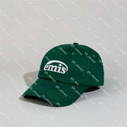 2024ss Designer hat Korean EMIS Baseball Cap Green ed Female Fashion Brand Sun Protection Hat Male Soft Top Casual 220312 84f
